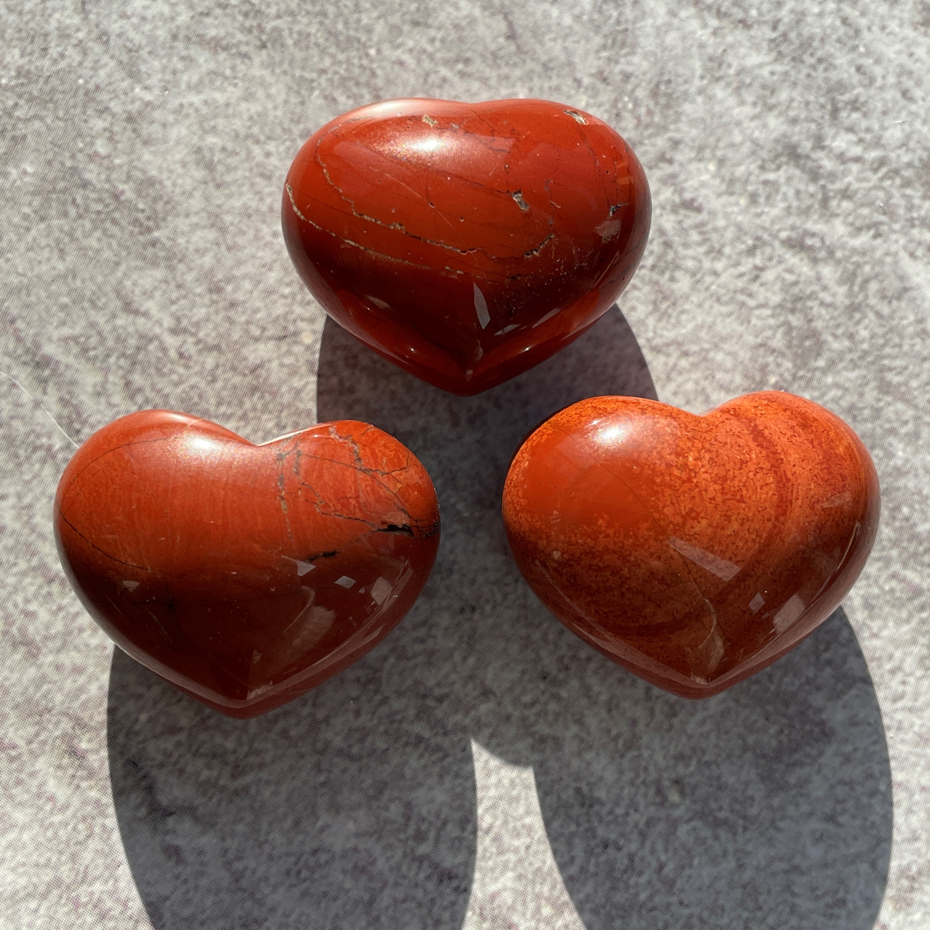 Red Jasper Heart 3cm Red Jasper Heart 3cm